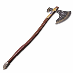 medieval god of war kratos leviathan axe: fully handmade replica carbon steel blade