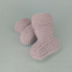 alpaca baby booties, unisex newborn shoes