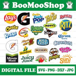 25 png images | popular chip and juice brand logos digital download instant download| juice brands| chip brands| doritos