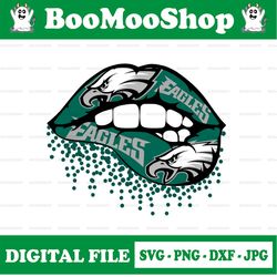 philadelphia eagles inspired lips png file,png file printable, sublimation