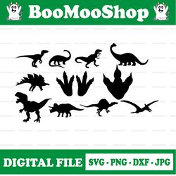dinosaur svg bundle dinosaur clipart dinosaur silhouette t-rex svg cute dinosaur svg for cricut files clipart bundle png