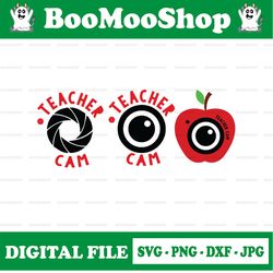 teacher cam bundle svg, dxf, eps, png files for cutting machines cameo or cricut - fun teachersvg