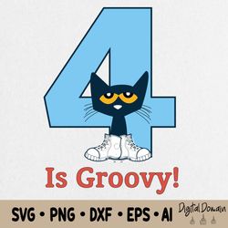 personalized pete the cat happy birthday boy girl svg, family matching birthday svg, custom name game svg