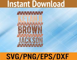 kentaji brown jackson kbj black woman first lawyer judge svg, eps, png, dxf, digital download