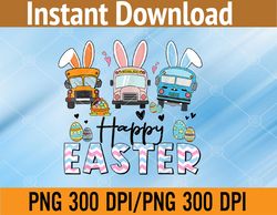 happy easter day funny school bus driver life happy easter png, digital download