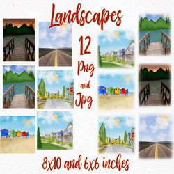 summer landscapes clipart: "beach landscapes" beachpng custom landscapes mug design diy neighbor landscape summer backgr