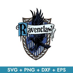 ravenclaw crest emblem svg, school of magic house crest svg, harry potter svg, intant download