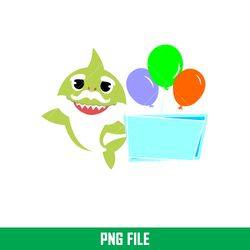 baby shark png, shark family png, ocean life png, cute fish png, shark png digital file, bbs42