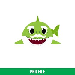 baby shark png, shark family png, ocean life png, cute fish png, shark png digital file, bbs46