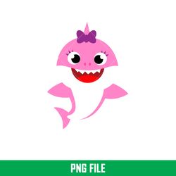 baby shark png, shark family png, ocean life png, cute fish png, shark png digital file, bbs51
