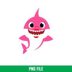 baby shark png, shark family png, ocean life png, cute fish png, shark png digital file, bbs53