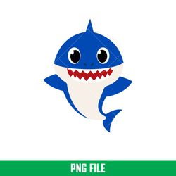 baby shark png, shark family png, ocean life png, cute fish png, shark png digital file, bbs88