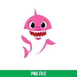 baby shark png, shark family png, ocean life png, cute fish png, shark png digital file, bbs89