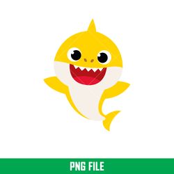 baby shark png, shark family png, ocean life png, cute fish png, shark png digital file, bbs91