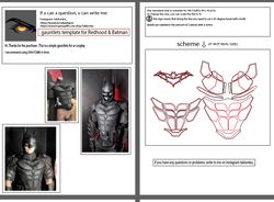 batman chest template for your cosplay