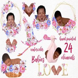 newborn clipart: "baby clipart" black baby clipart afro baby clipart infant clipart cute baby clipart baby shower clipar