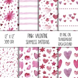 watercolor valentines paper