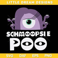 Schmoopsie Poo SVG, Mike Wazowski Monsters SVG, Monsters Inc Mike Wazowski Schmoopsie Poo SVG DXF EPS PNG