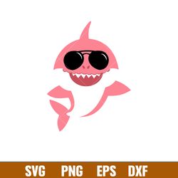 baby shark png, shark family png, ocean life png, cute fish png, shark png digital file, bbs60