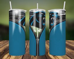 carolina panthers zipper tumbler wrap, 20oz tumbler wrap, nfl tumbler, carolina panthers png, carolina panthers png