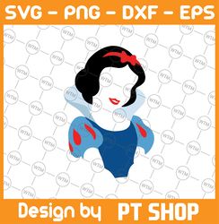 snow white svg princess svg disney svg , svg, dxf, cricut, silhouette cut file, instant download