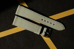 gray watch band. handmade luxury watch accessory.  gift for her.