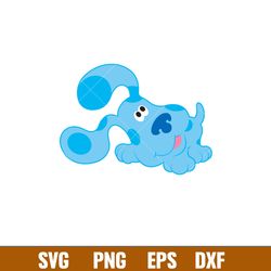 blues clues svg, blues clues paw print svg, blues dog svg, cartoon svg, png dxf eps pdf file, bc02