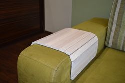 sofa tray table white,armrest tray, wooden coffee table,sofa table,wooden ottoman tray, couch table, gift,laptop tray wo