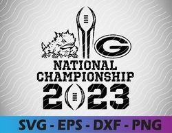 national championship 2023 svg, eps, png, dxf, digital download
