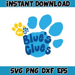 Blue's Clues SVG, Dog Birthday Svg, Blue Dog Svg, Nick JrSVG, Blues Birthday Svg, Blue Dog Family Svg, Instant Download