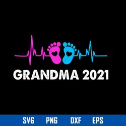 Grandma 2021 Svg, Mom Svg, Mother_s Day Svg, Png Dxf Eps Digital File