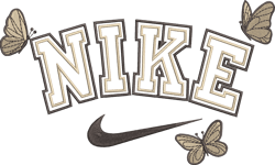 embroidery designs file machine, machine embroidery design, butterfly nike embdoiery  sweatshirt,