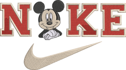 embroidery designs file machine, machine embroidery design, mickey nike embroidered  design sweatshirt,