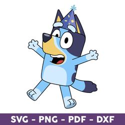 bluey png, bluey birthday party png, bluey, circut, birthday, invites, stickers - download file