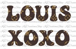 louis vuitton xoxo png digital download file.