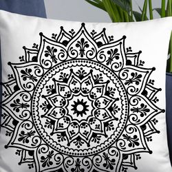 Lotus Mandala flowers clipart. Yoga art Namaste Floral decorations Indian print