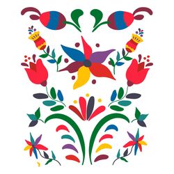 mexican folk flowers svg cinco de mayo svg cutting files