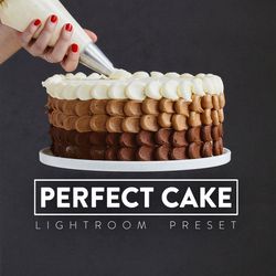 10 perfect cake lightroom mobile and desktop preset, food presets, food blogger presets, food instagram bright dessert b