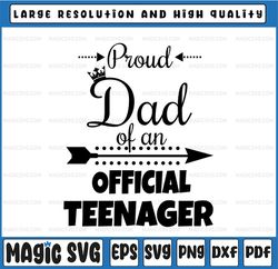 Thirteen SVG DXF JPEG Silhouette Cameo Cricut 13th Birthday daddy, Father's Day, Digital Download