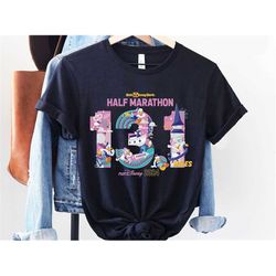 rundisney donald and daisy duck half marathon 13.1 miles shirt / disney running t-shirt / marathon weekend 2024 / walt d