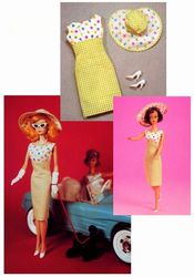 barbie gown pattern barbie hat pattern barbie outfit pattern barbie summer dress pattern in english digital download pdf