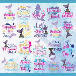 mermaid svg bundle, mermaid svg design, mermaid cut file, mermaid svg, svg, dxf, digital file,