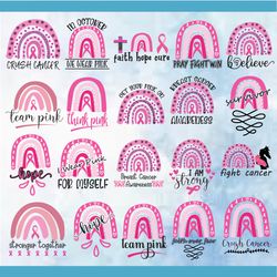 breast cancer svg bundle, breast cancer svg ,breast cancer svg quotes, svg, dxf, digital file,