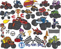 Blaze and The Monster Machines svg, Blaze svg, The Monster Machines characters png