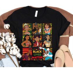 disney characters blm shirt / black pride t-shirt / black history month shirt / black lives matter tee / walt disney wor