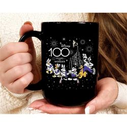 disney 100 years of wonder mickey mouse and friends coffee mug / walt disney world cup / disney100 tumbler / disneyland