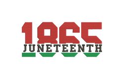 juneteenth 3 embroidery design
