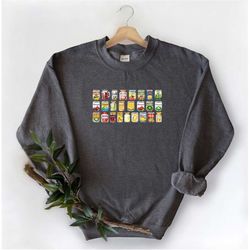 canned food sweatshirt, canned vegetables sweatshirt, canned food sweatshirt, canned season sweatshirt, canned sweatshir