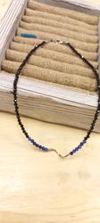 lapis lazuli and spinel beads