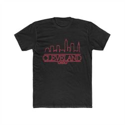 cleveland ohio stanger things inspired fun retro 1980's cleveland unisex shirt